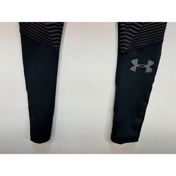 Under Armour Womens Compression Tight Pant Stretch Size M black Workout - Picture 8 of 9